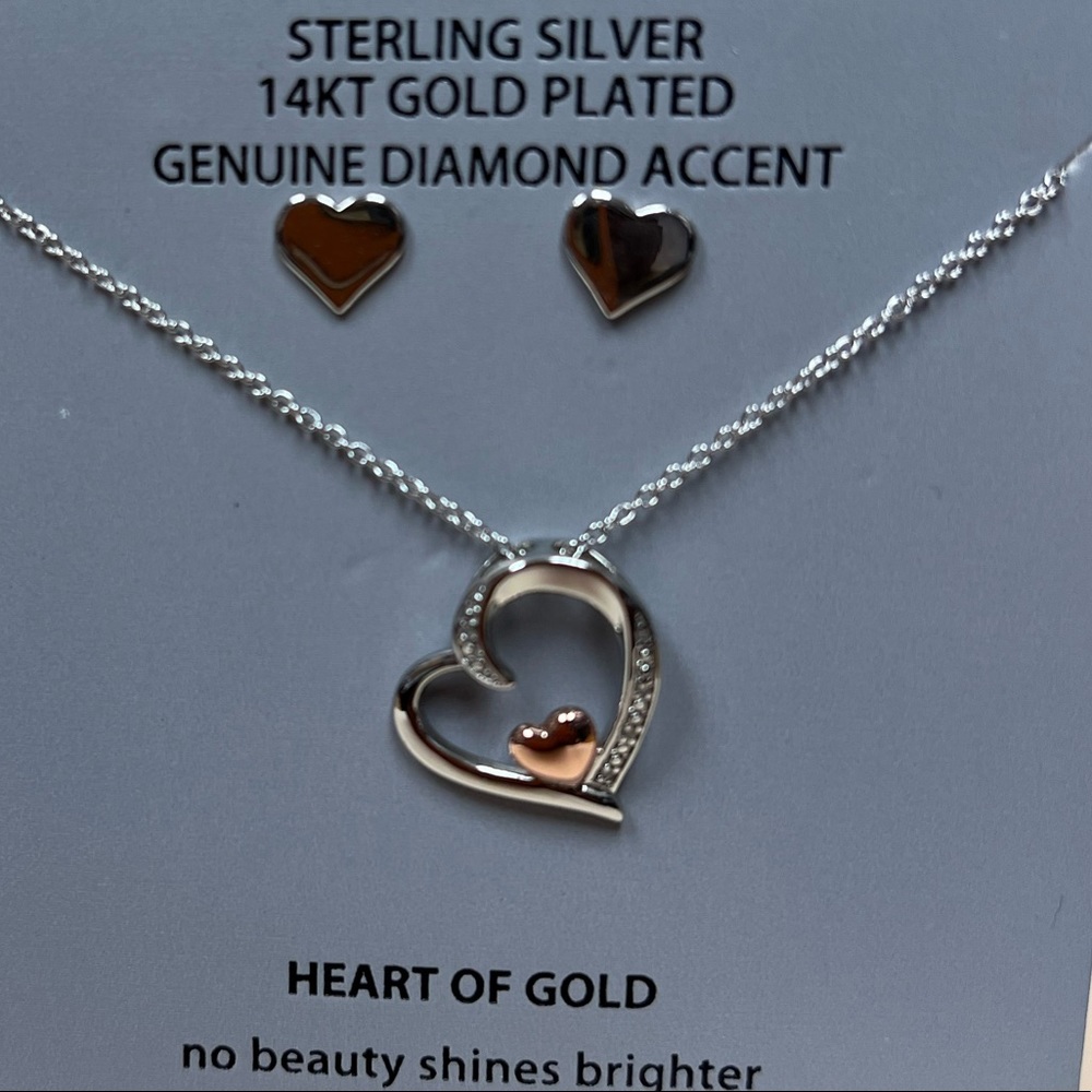 Sterling silver gold plated.